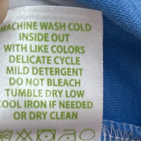 Lilly Pulitzer Marlowe Bay Blue Coconut Stripe 100% Pima Cotton Pullover Dress - Picture 8 of 14